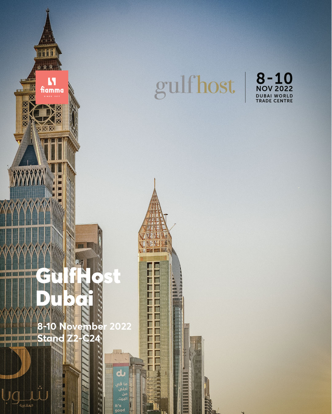 Fiamma en el GulfHost Dubai 2022