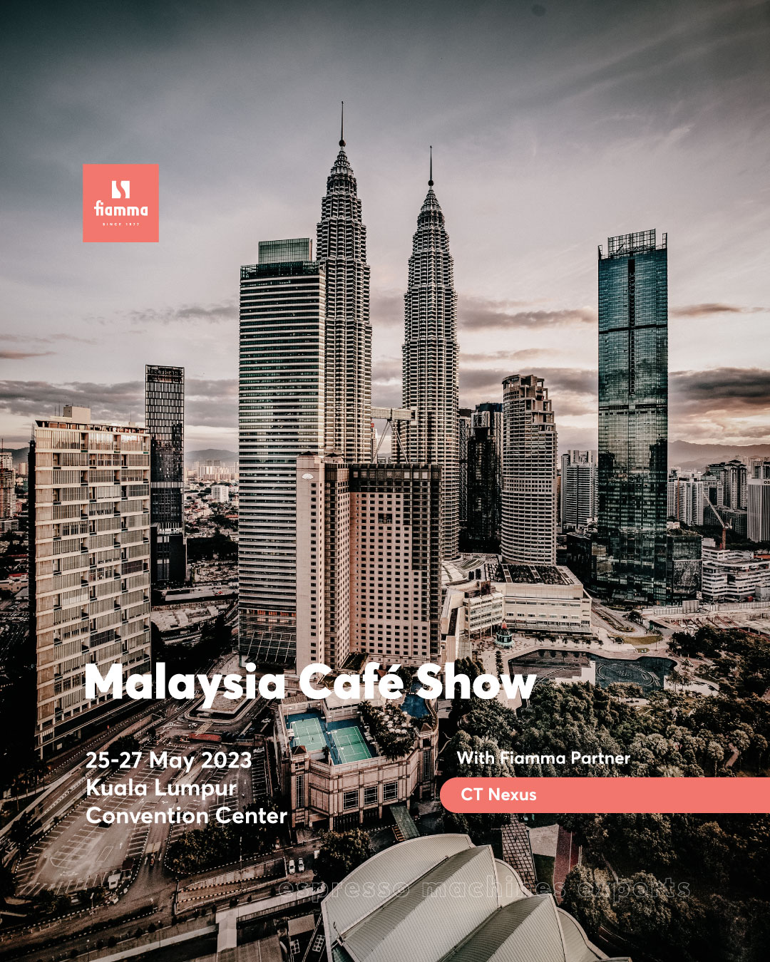 Fiamma Espresso en la feria Malaysia Café Show 2023