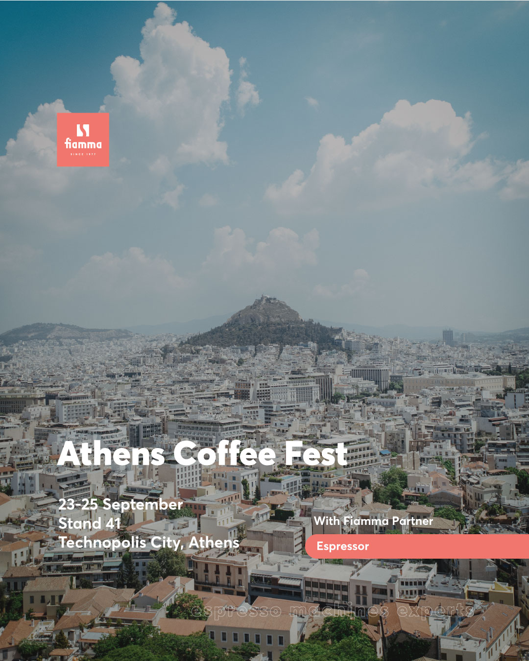Fiamma au salon Athens Coffee Festival 2023